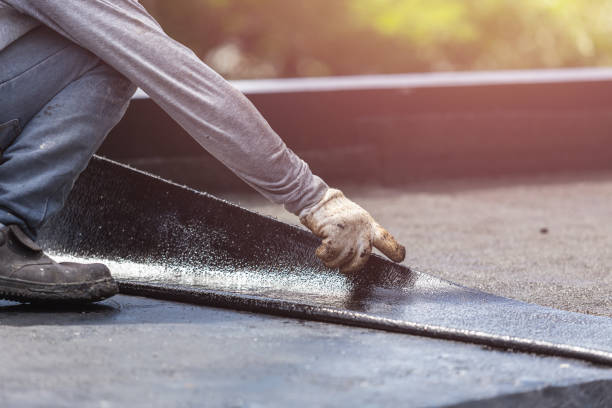 Professional Waterproofing technician working in New Knoxville, OH